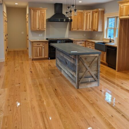 Red oak natural grade wood flooring from Hull Forest Products.